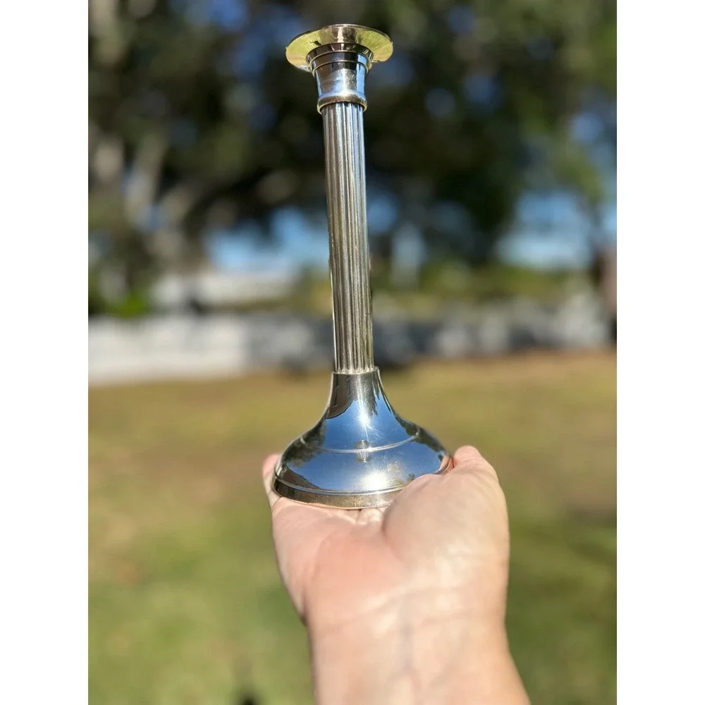 Vintage International‎ Silver Co. Silver Plated Candlestick 8